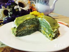 绿茶千层蛋糕视频,清新口感，层次丰富的甜品制作教程